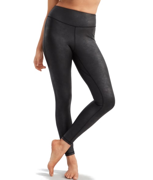 Shop Bare The Faux Leather High-waist Leggings In Black