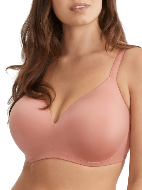 Bare The Wire-free Smoothing T-shirt Bra In Ash Rose
