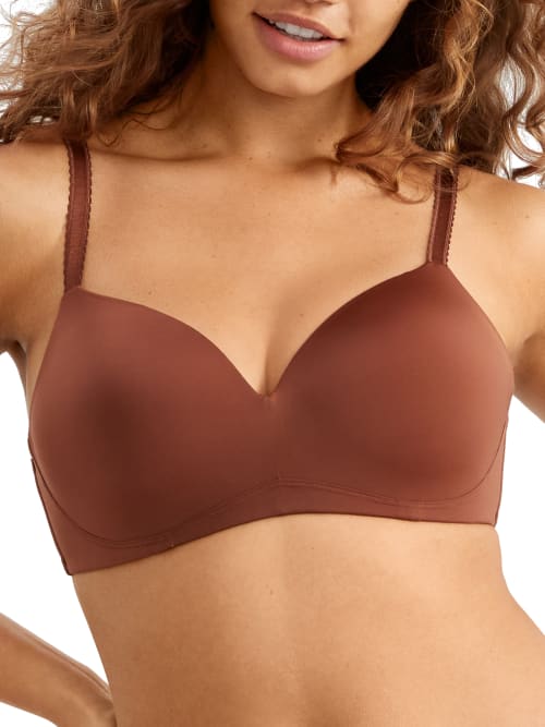 Bare The Wire-free Smoothing T-shirt Bra In Coco