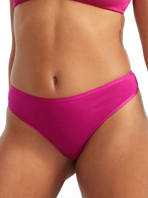 Bare The Easy Everyday Cotton Thong In Festival Fuchsia