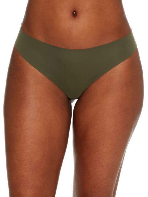 Shop Bare The Easy Everyday No Show Thong In Olive