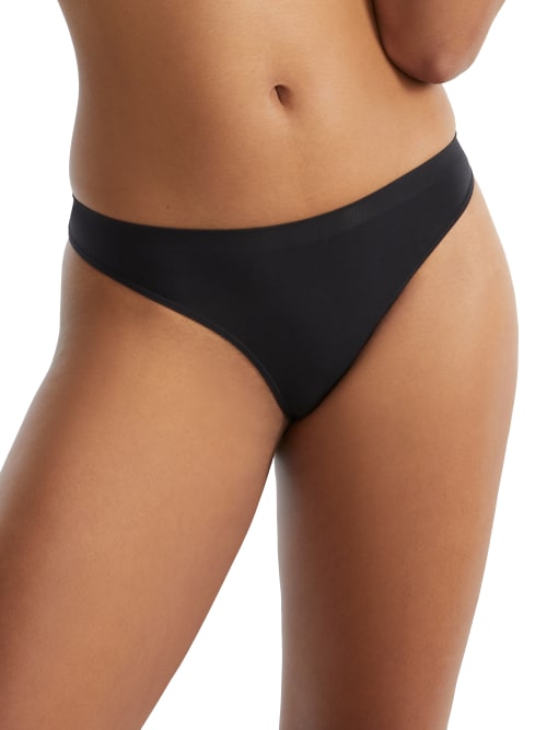 Shop Bare The Easy Everyday Seamless Thong In Black