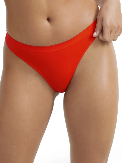 Shop Bare The Easy Everyday Seamless Thong In Poppy