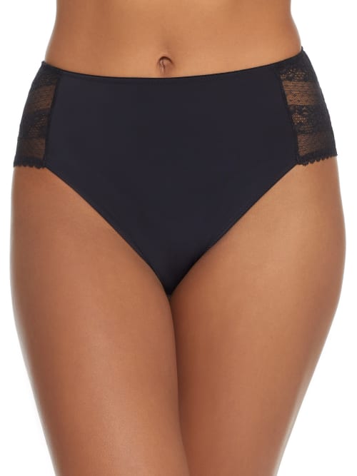 Shop Bare The Everyday Lace Hi-cut Brief In Black