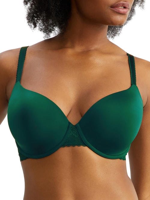 Bare The  Demi Lace Wing Bra In Botanical Garden