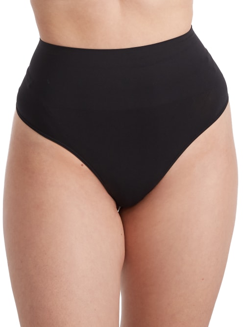 Shop Bare The Smoothing Seamless Thong In Black