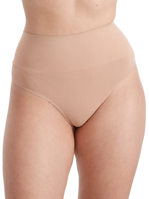 Shop Bare The Smoothing Seamless Thong In Hazel