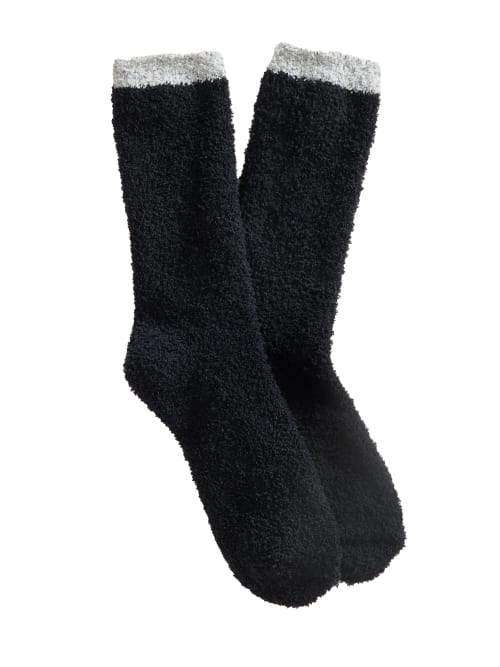 Shop Bare The Cozy Socks In Black