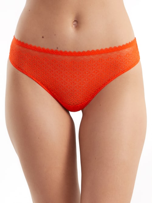 Bare The Flirty Lace Thong In Cherry Tomato