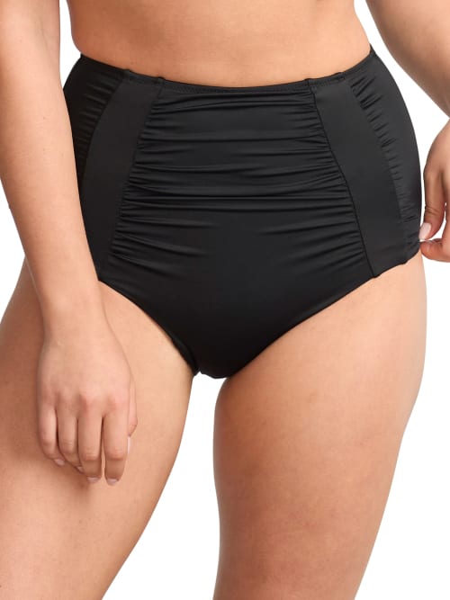 Shop Bare The Slimming Retro Bikini Bottom In Black