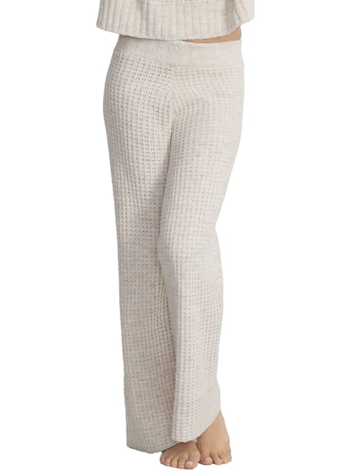 Shop Beach Riot Rayne Knit Lounge Pants In Snow Cloud