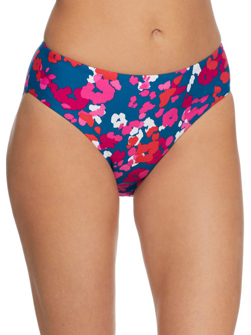 Midnight Poppy Basic Bikini Bottom