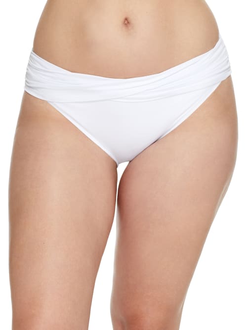 Bleu Rod Beattie James Bonded Sarong Bikini Bottom In White
