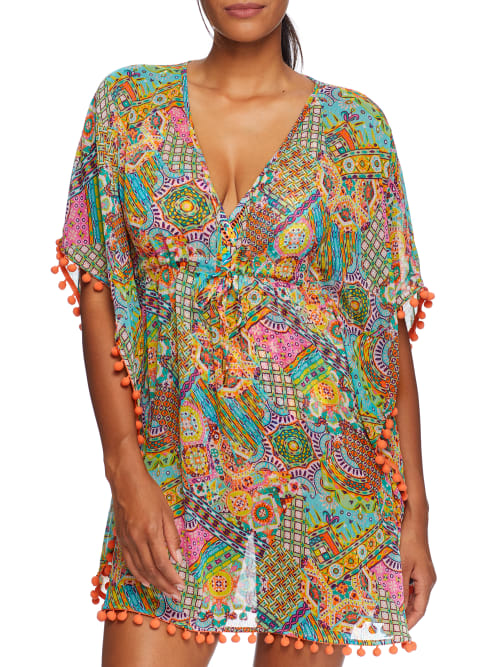 Bleu Rod Beattie Seriously Sunny Caftan Cover-up In Multi | ModeSens