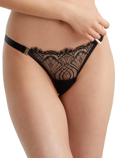 Shop Bluebella Alessia Thong In Black