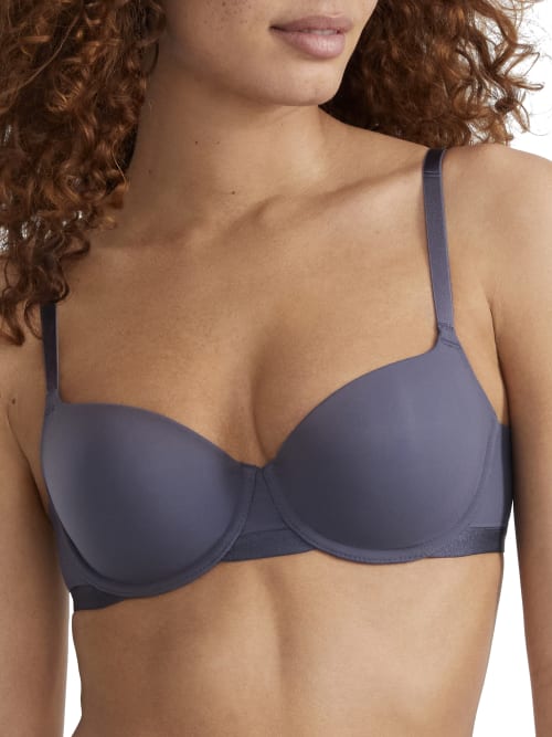B.tempt'd By Wacoal Nearly Nothing Balconette T-shirt Bra In Crown Blue