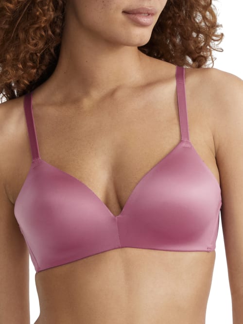 B.tempt'd By Wacoal Future Foundations Wire-free Plunge T-shirt Bra In Mulberry