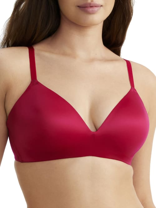 Shop B.tempt'd By Wacoal Future Foundations Wire-free Plunge T-shirt Bra In Persian Red