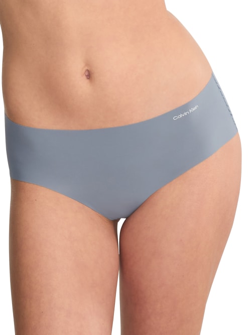 Shop Calvin Klein Invisibles Hipster In Flint Stone