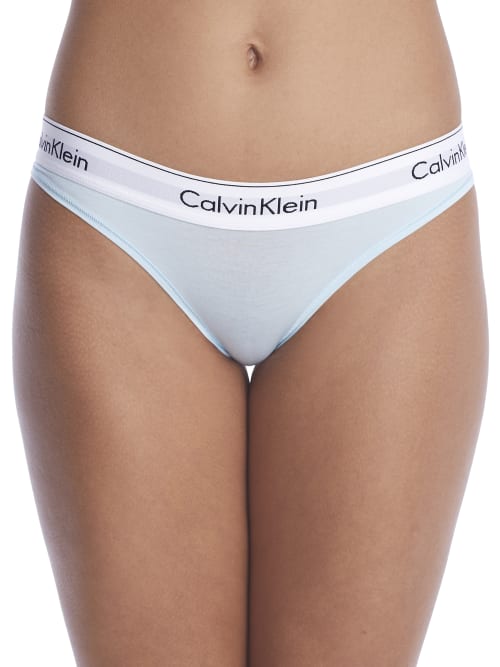 Calvin Klein Modern Cotton Bikini In Frost Blue