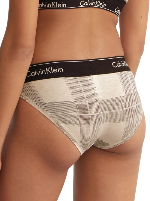 Calvin Klein Modern Cotton Bikini In Oatmeal