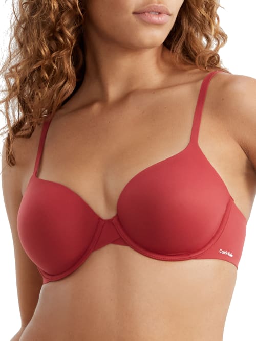 Calvin Klein Perfectly Fit Modern T-shirt Bra In Red Carpet