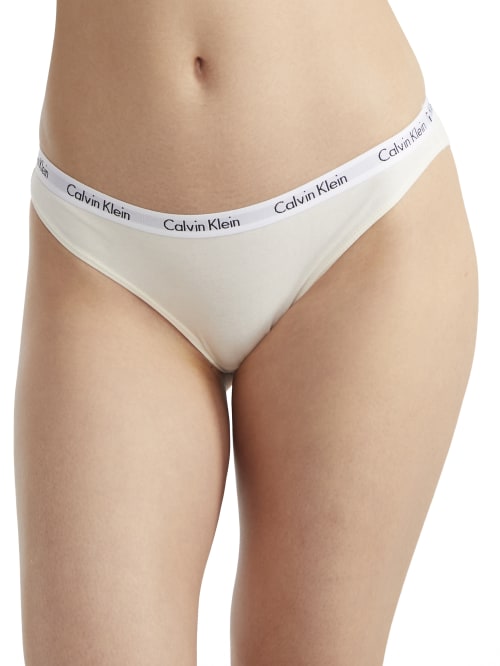 Calvin Klein Carousel Bikini 3-pack In Grey,lilac,cream