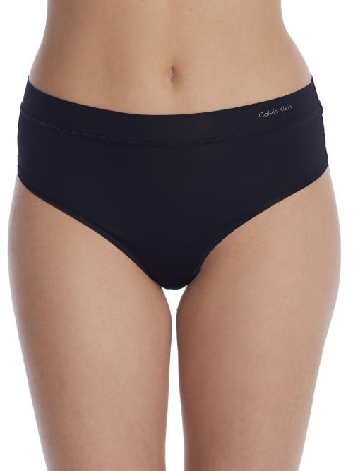 Calvin Klein High-waist Thong In Black
