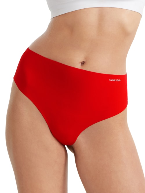 Calvin Klein Women's Invisibles High-Waist Thong Underwear QD3864 - Macy's