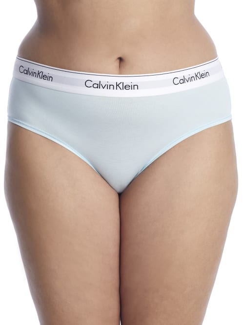 Calvin Klein Plus Size Modern Cotton Hipster In Frost Blue