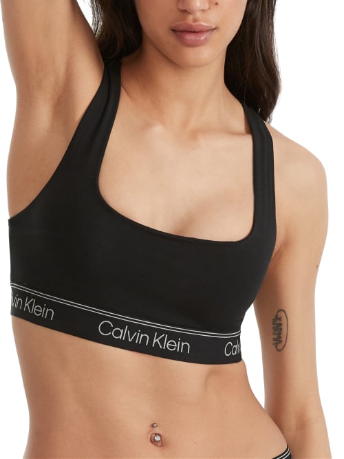 Calvin Klein Athletic Bralette In Black