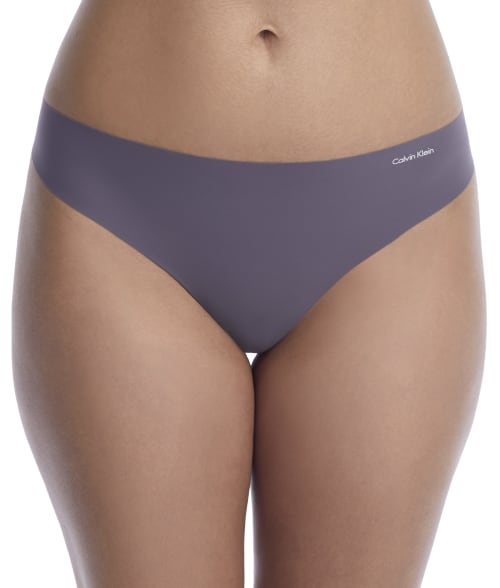 Calvin Klein Women's Invisibles 3-pack Thong Underwear Qd3558 In Aqua Blue