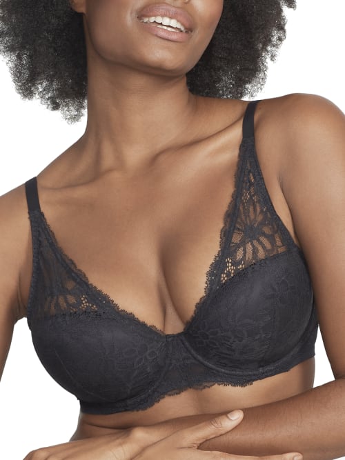 Lightly Lined Lace Plunge Bra