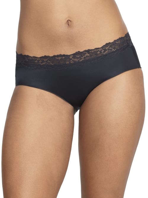 Shop Camio Mio Shine Hipster With Lace In Black