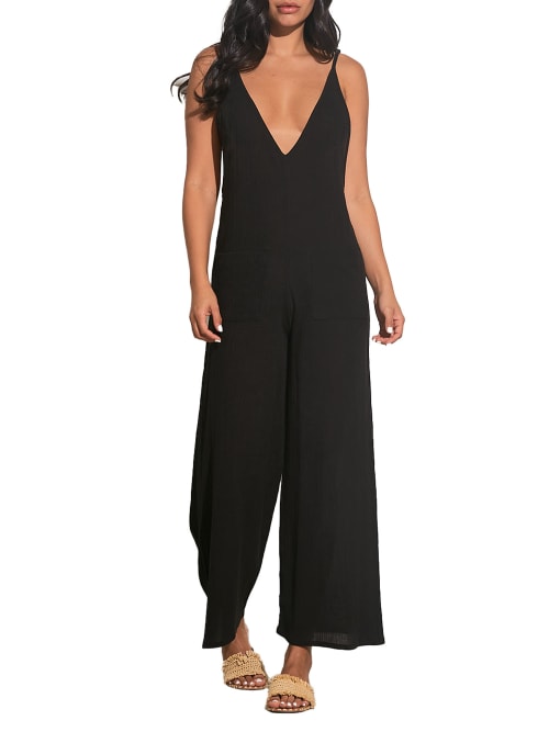 Woven Jumpsuit Cover-Up