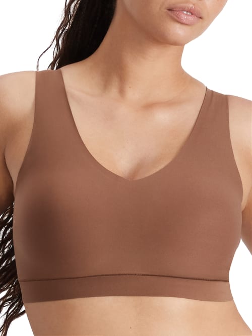 Chantelle Soft Stretch Bralette In Cocoa Brown