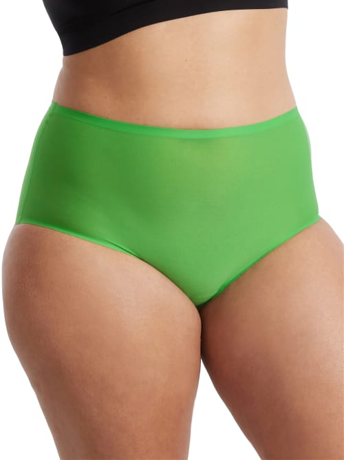 Chantelle Soft Stretch Full Brief In Poison Green