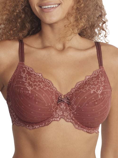 Chantelle Rive Gauche Side Support Bra In Amber,english Rose