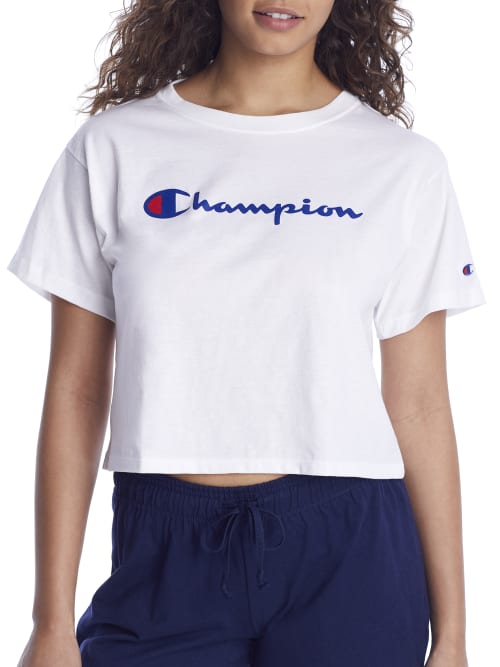 Champion The Cropped Tee In White