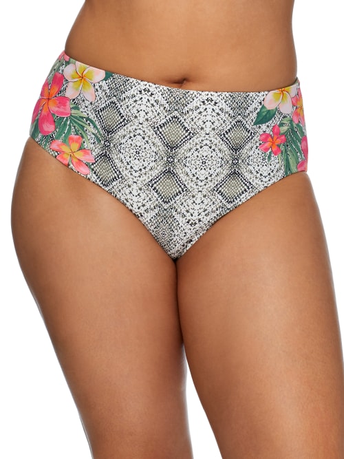 COCO REEF MONACO VERSO HIGH-WAIST REVERSIBLE BIKINI BOTTOM