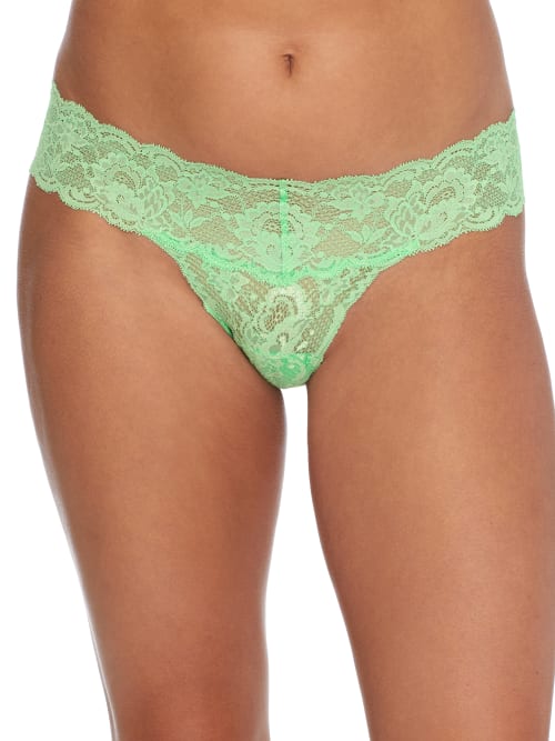 Cosabella Never Say Never Cutie Low Rise Thong In Ghana Green