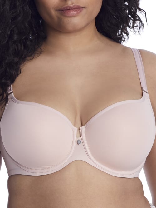 Shop Curvy Couture Tulip Smooth Convertible T-shirt Bra In Blushing Pink