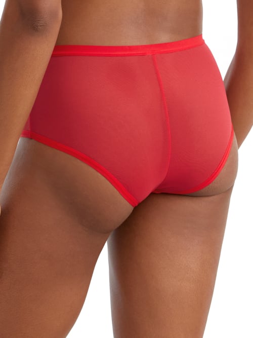 Curvy Kate Wonderfully Shorty Brief In Strawberry Red