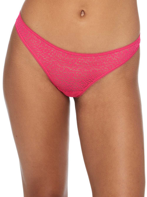 Dkny Modern Lace Thong In Beet