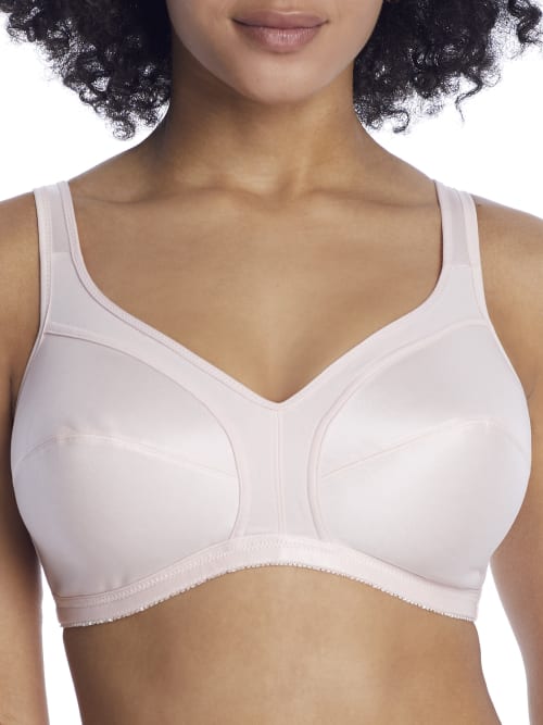 Shop Dominique Isabelle Cotton Wire-free Bra In Pink