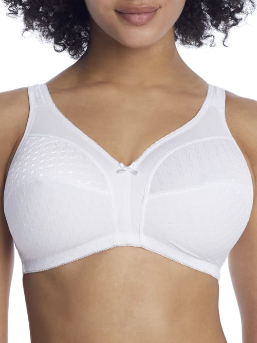 Dominique Marcelle Cotton Wire-free Comfort Bra In White