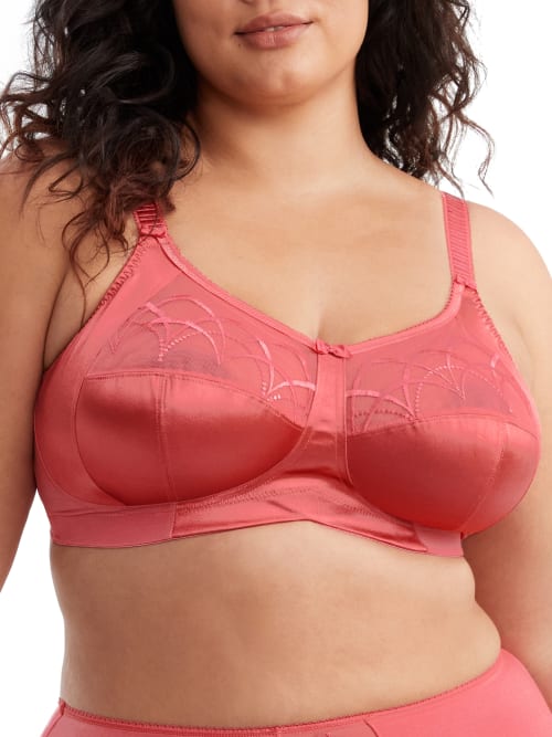 Elomi Cate Side Support Wire-free Bra In Desert Rose