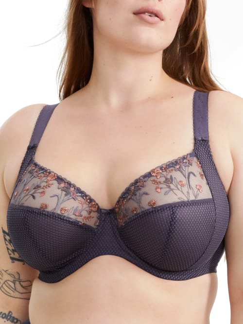 Charley Floral Side Support Plunge Bra