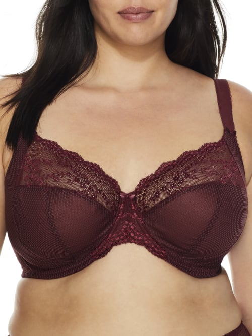 Elomi Cate Full Figure Underwire Lace Cup Bra El4030, Online Only