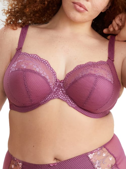 Elomi Charley Side Support Plunge Bra In Pansey
